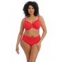BAZARUTO merevítős bikini felső - piros