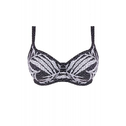 GEMINI PALM merevítős szivacsos félkosaras bikini felső