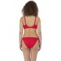 SUNDANCE merevítős szivacsos félkosaras bikini felső - piros