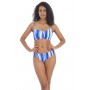 BALI BAY merevítős bikini top - kék