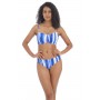 BALI BAY merevítős bikini top - kék