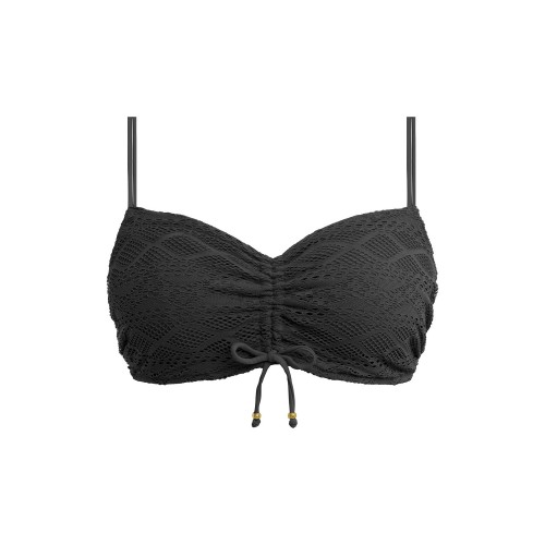 SUNDANCE merevítős bikini top - fekete