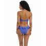 JEWEL COVE merevítős szivacsos levehetőpántos bikini felső - kék