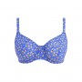 GARDEN DISCO merevítős mélykivágású bikini felső