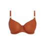 ARIZONA WAVE merevítős bikini felső - arany