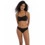Jewel Cove merevítős bikini top - fekete