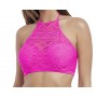 SUNDANCE merevítős szivacsos bikini top - rózsaszín