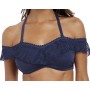 MARSEILLE merevítős bikini top - sötétkék