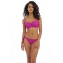 SUNDANCE merevítős szivacsos  bikini felső - magenta