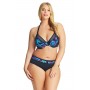 ABSTRACT merevítős mélykivágású multiway bikini felső