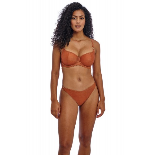 ARIZONA WAVE merevítős bikini felső - arany