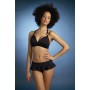 ECLIPSE fodros bikini alsó - fekete