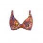 SANTIAGO NIGHTS merevítős V kivágású bikini felső