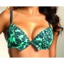 MILAN szivacsos mélykivágású bikini felső