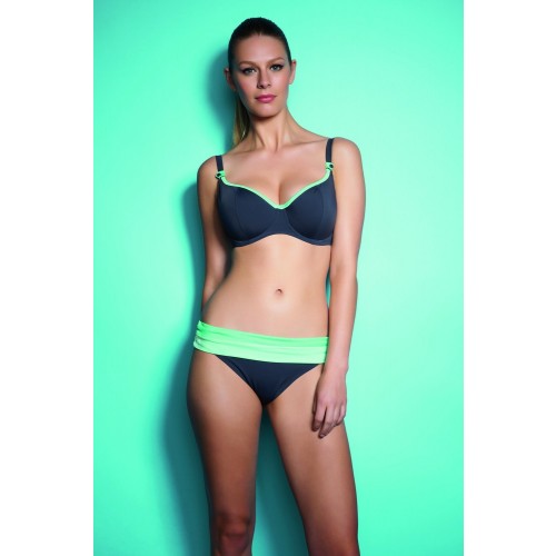 SAMBA visszahajtós bikini alsó - ónszürke