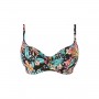 WILD DAISY merevítős szivacsos bikini felső