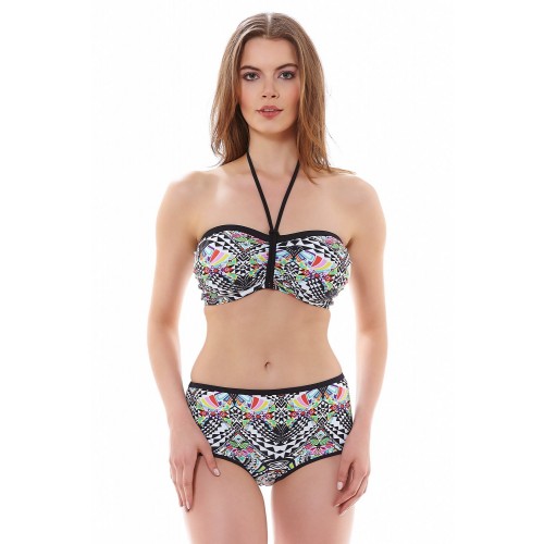 ZODIAC merevítős nyakbakötős bikini felső