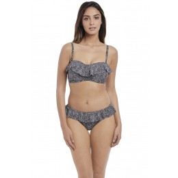 RUN WILD merevítős szivacsos levehető pántos bikini felső