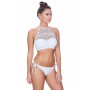 SUNDANCE oldaltkötős bikini alsó - fehér