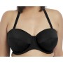 ESSENTIALS merevítős levehető pántos bikini felső