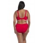 INDIE merevítős mélykivágású bikini felső - piros
