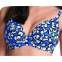 MADAME BUTTERFLY merevítős mélykivágású bikini felső - 75D