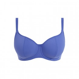 JEWEL COVE merevítős szivacsos bikini felső - kék