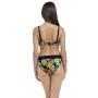 ELECTRO BEACH merevítős szivacsos levehető pántos bikini felső