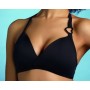 ECLIPSE nyakba kötős bikini felső - fekete